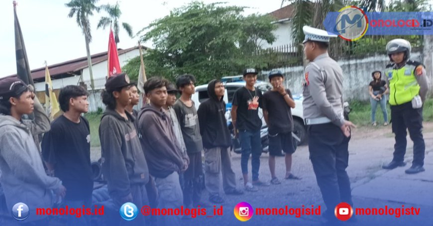 Satlantas Polres Lampung Timur Beri Pembinaan Anak Punk