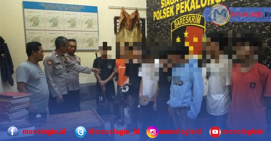 Hendak Tawuran, Belasan Remaja Lampung Timur Diamankan Polisi