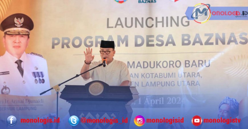 Diluncurkan Gubernur Lampung, Madukoro Jadi Percontohan Desa Baznas Sektor Peternakan