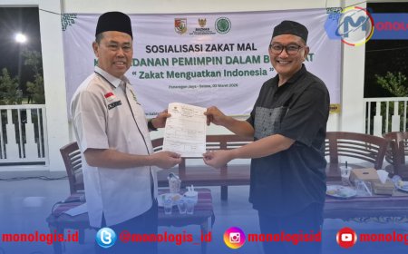Pejabat Tulangbawang Barat Setor Zakat Ratusan Juta