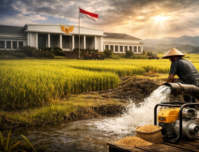 Pesibar Kejar Produksi Padi, Jemput Bantuan ke Pusat