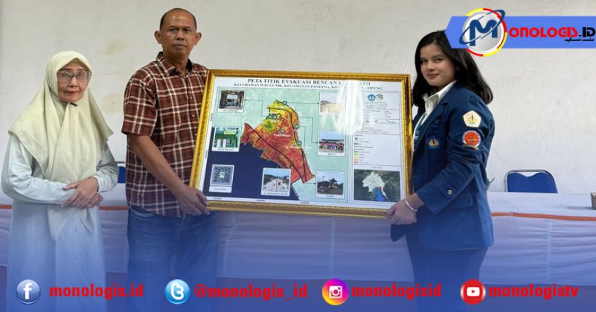 Mahasiswa Unila Susun Peta Jalur Evakuasi Tsunami sebagai Upaya Mitigasi Nasional