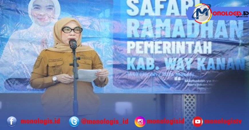 Pemkab Way Kanan Jadikan  Safari Ramadan Sebagai Ruang Dialog Dan Silaturahmi Publik