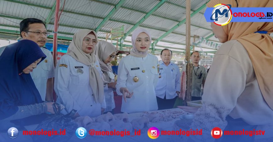 Langsung Cek ke Pasar Tradisional, Wagub Jihan Pastikan Stabilitas Harga, Stok dan Pasokan Bahan Pangan