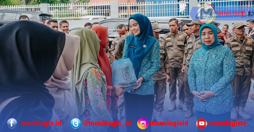 TP PKK Lampung Bagikan 150 Paket Sembako