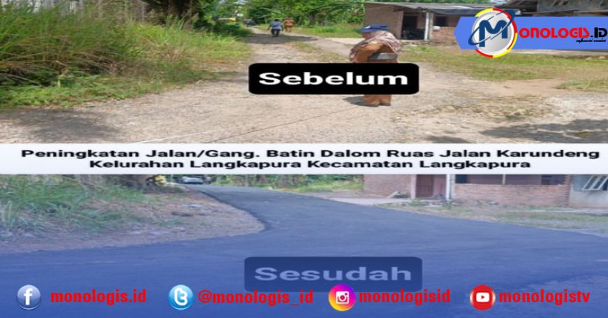 Revitalisasi 200 Ruas Jalan Lingkungan Pada Tahun 2026 Oleh Pemkot Bandarlampung