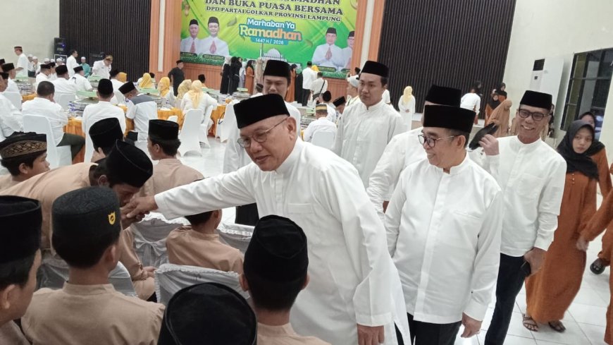 Tiga Pesan Hanan Saat Buka Bersama Golkar Lampung