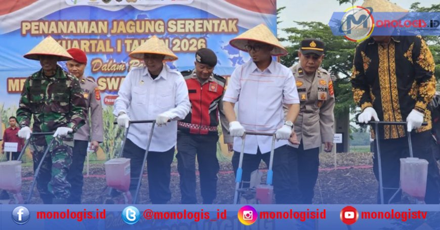 DPRD Lampung Hadiri Tanam Raya Jagung di Pesawaran