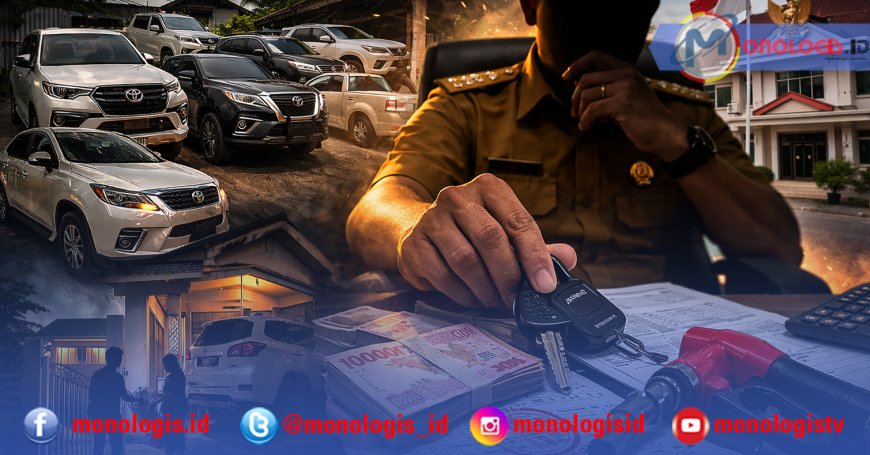 7 Mobil Dinas Diduga ‘Dikuasai’ Pejabat Setdakab Tanggamus