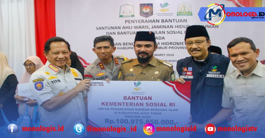 Jelang Lebaran Korban Bencana Sumatera Terima Bantuan 100 Miliar melalui Kasatgas Tito dan Mensos