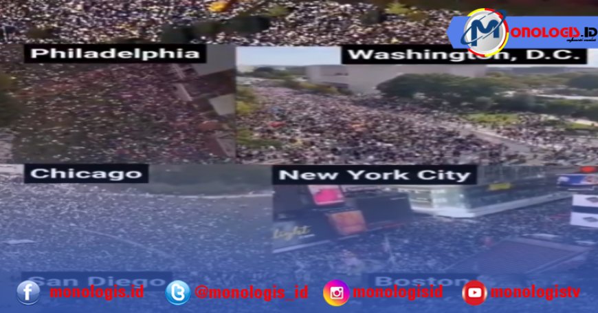 Gerakan ‘No Kings’ Akan Bawa Jutaan Rakyat AS Demo-Protes Pada Trump