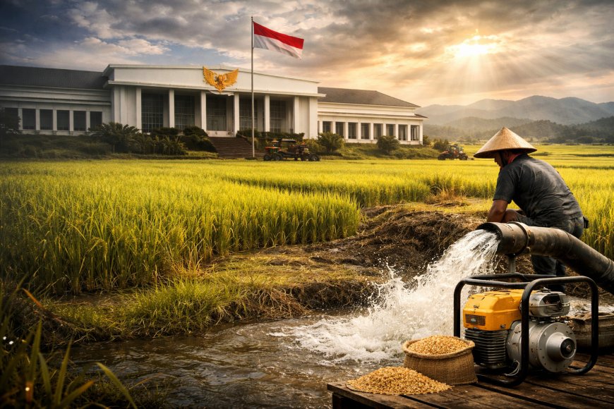 Pesibar Kejar Produksi Padi, Jemput Bantuan ke Pusat