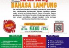 Dukung Kamis Beradat, Kursus Gratis Bahasa Lampung Digeber