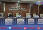 DPRD Lampung Pastikan APBD 2026 Tepat Sasaran