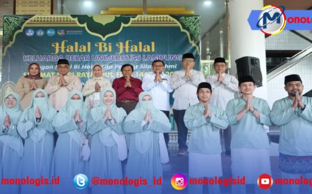Perkuat Sinergitas Kolaborasi Civitas Akademika Jadi Tema Halal Bi Halal Unila