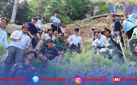 Gunung Rajabasa Longsor, Egi Pimpin Aksi Mitigasi