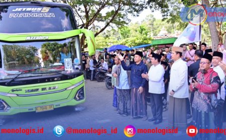 Egi Lepas 1.350 Santri Asal Lampung ke Ponpes Lirboyo
