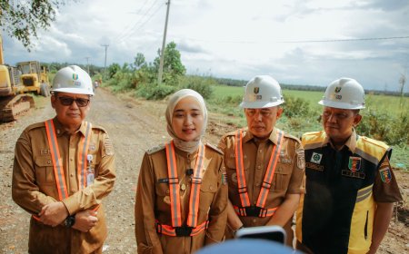 Dikebut! Pembangunan Jalan Gedong Aji–Umbul Mesir Ditarget Rampung September