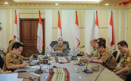 Pemprov Lampung Evaluasi Program Desaku Maju