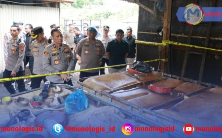 Polda Lampung Bongkar Jaringan Besar Penimbunan BBM di Pesawaran