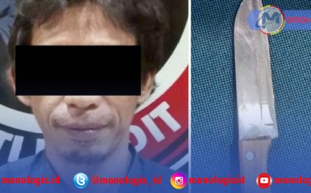 Sakit Hati, Pria di Lampung Tengah Tikam Mantan Istri