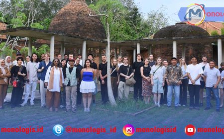 Mahasiswa Belanda Bedah Kota Unik Tubaba