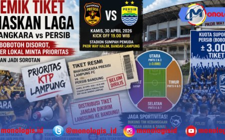 Panas Tiket Jelang  Bhayangkara vs Persib,  Suporter Lokal Minta Diprioritaskan