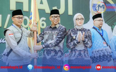 Gubernur Lampung Lepas Jemaah Haji Kloter 7