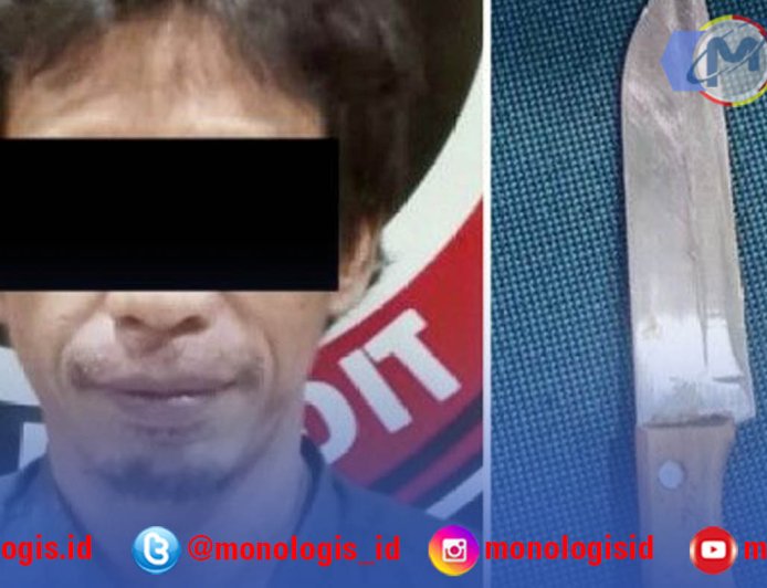 Sakit Hati, Pria di Lampung Tengah Tikam Mantan Istri