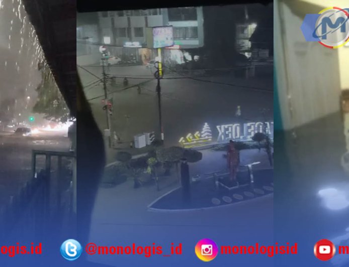 Hujan 2 Jam, Bandarlampung Lumpuh