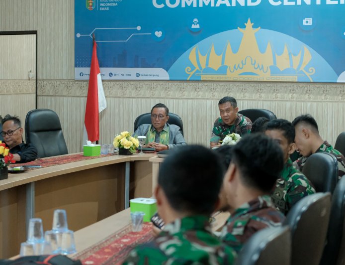 Pemprov Lampung-TNI Satukan Narasi Perkuat Komunikasi Publik