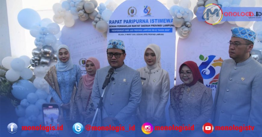 Ultah Lampung, DPRD Sentil Kemiskinan dan Lapangan Kerja