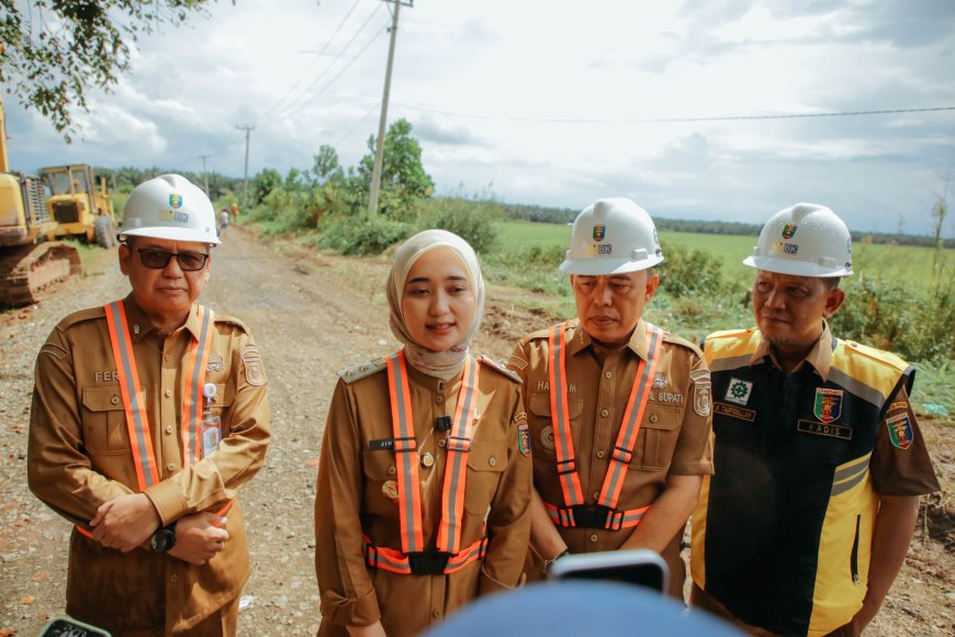Dikebut! Pembangunan Jalan Gedong Aji–Umbul Mesir Ditarget Rampung September