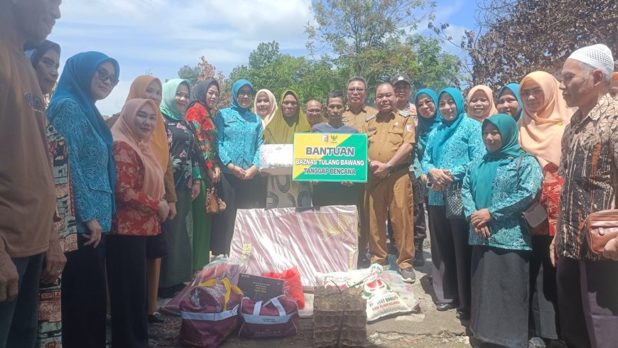 Pemkab–Baznas Tulangbawang Siapkan Bedah Rumah Korban Kebakaran