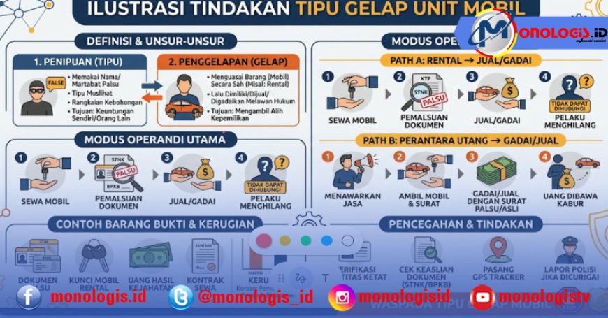 4 Orang Saksi Terduga Sindikat Tipu-Gelap Unit Mobil Telah Diperiksa Polda Lampung