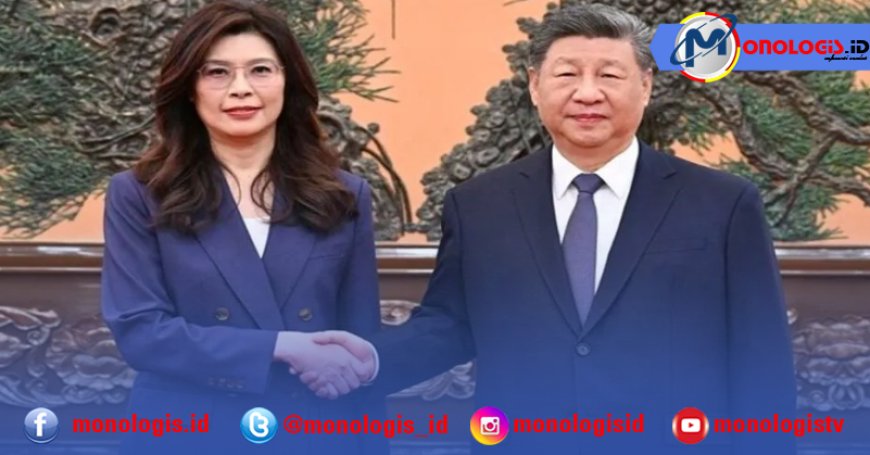 Ketua Oposisi Taiwan Bertemu Xin Jin Ping, Bahas Penyatuan Tiongkok
