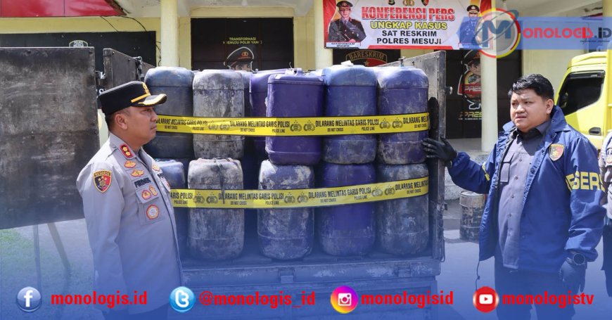 Polisi Bongkar Mafia Solar Subsidi 4,2 Ton di Mesuji