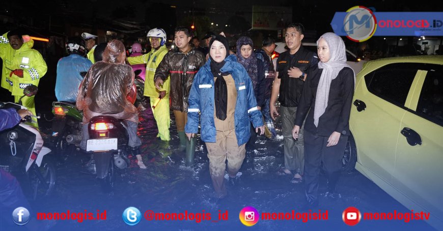Wali Kota Bandarlampung Turun Tangan, Banjir Cepat Surut