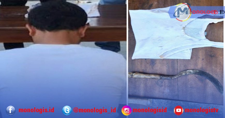 Buron 15 Hari, Pelaku Pembacokan Kakam Dibekuk