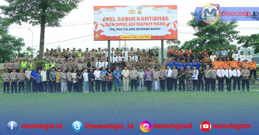 Polres Tubaba Simulasi Hadapi Potensi Ancaman Keamanan
