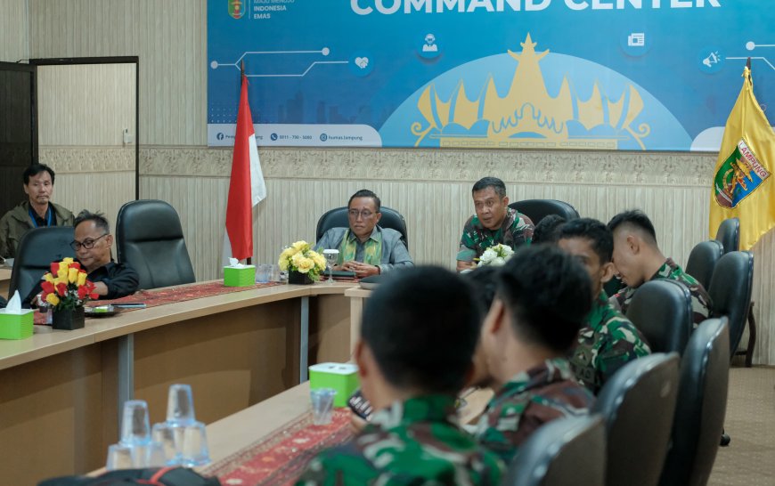 Pemprov Lampung-TNI Satukan Narasi Perkuat Komunikasi Publik