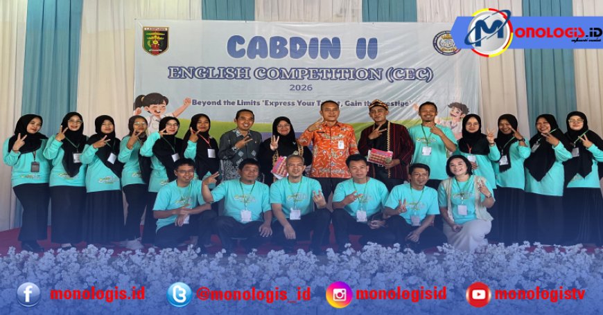 Cetak Generasi Unggul, Cabdin II Lampung Sukses Gelar English Competition 2026