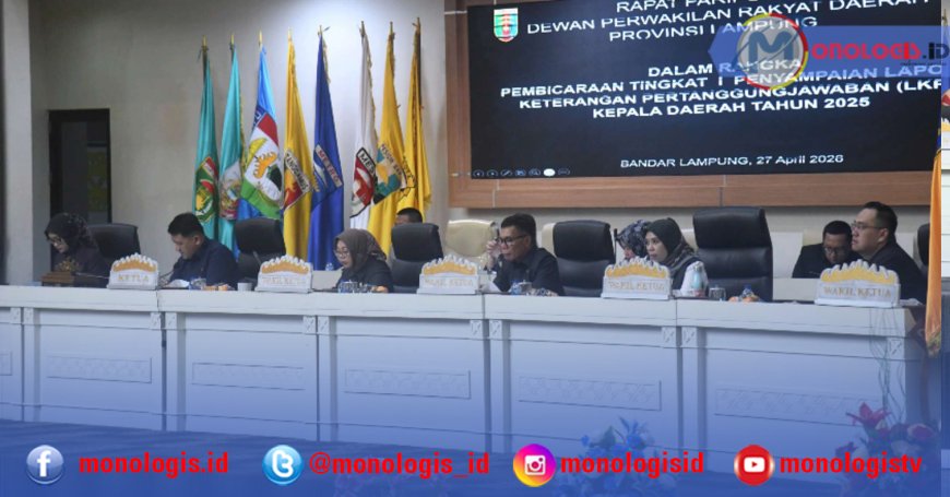 DPRD Lampung Bentuk Pansus Bedah LKPJ 2025