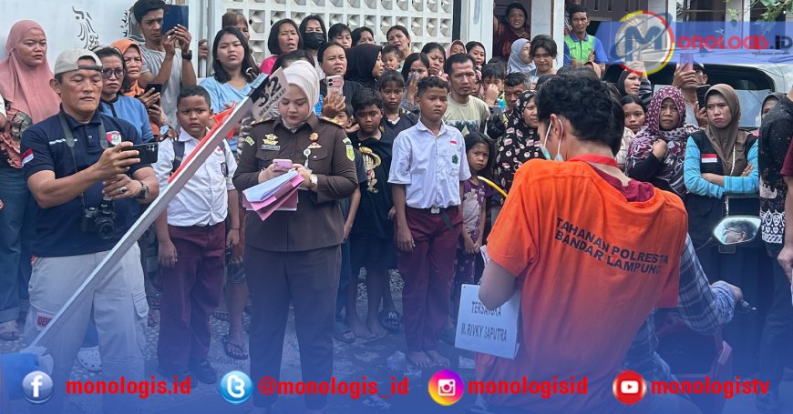 Rekonstruksi Pembunuhan Muncikari di Panjang: Pelaku Jalani 34 Adegan
