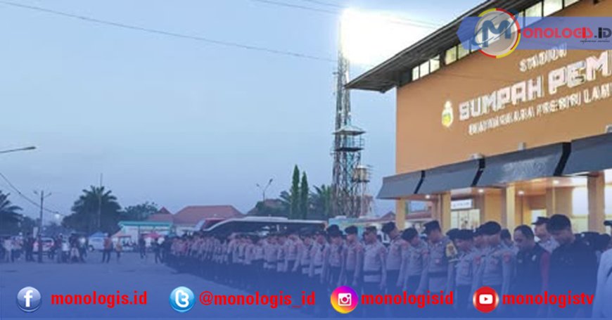 390 Personel Gabungan Amankan Laga Bhayangkara vs Persib