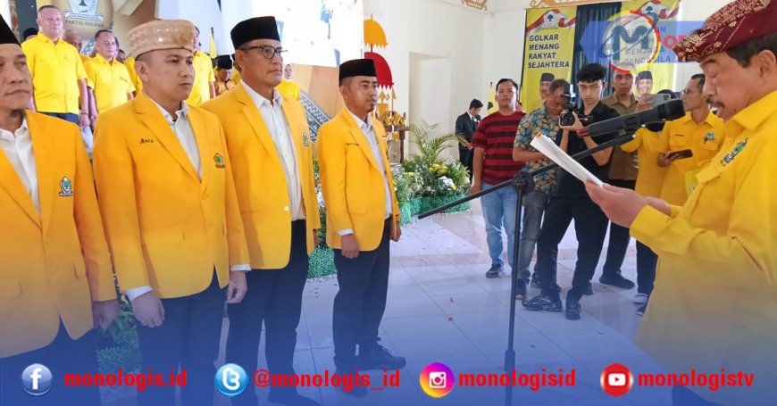 Aklamasi! Aris Pimpin Golkar Tulangbawang
