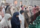 Eva Dwiana Salat Idul Adha Bersama Warga Bandarlampung