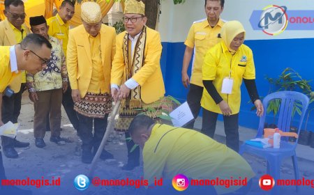 Musda Golkar Tubaba Diwarnai Aksi Tanam Pohon