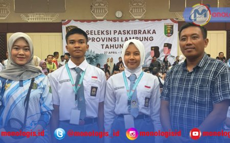 Dua Pelajar Tubaba Lolos Paskibraka Provinsi dan Tembus Cadangan Nasional