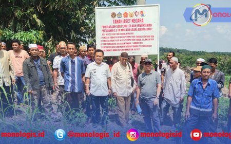 Warga Bakung Udik Tulangbawang Protes Pematokan Lahan Negara